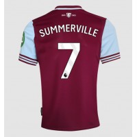 Camisa de Futebol West Ham United Crysencio Summerville #7 Equipamento Principal 2024-25 Manga Curta